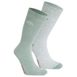 Skarpety Odstraszające Owady Dla Dorosłych Unisex (zestaw 2 Sztuk). Szare skarpetki Craghoppers, bez wzorów. Za 145.99 zł.