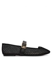 Liu Jo Baleriny Brigitte 15 SA6147 TX267 Czarny. Czarne baleriny Liu Jo, bez wzorów, ze skóry, bez obcasa, bez zapięcia. Za 559.99 zł.