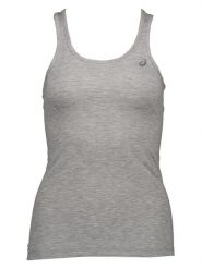 Asics Top funkcyjny w kolorze szarym rozmiar: M. Szare topy sportowe ASICS, m, bez wzorów, z materiału. Za 48.45 zł.