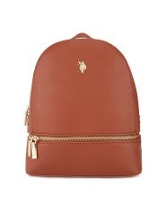 U.S. Polo Assn. Plecak BIUXT6310WVP Brązowy. Brązowe plecaki U.S. Polo Assn., bez wzorów, z tworzywa sztucznego, bez dodatków. Za 195.99 zł.