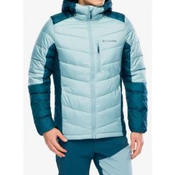 Kurtka ocieplana Columbia Labyrinth Loop II Hooded Jacket. Niebieskie kurtki Scarpa, bez wzorów, bez kaptura, do biegania. Za 537.59 zł.
