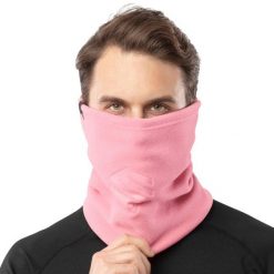Termiczny komin do sportów zimowych SIROKO Blunt Pink. Czerwone szaliki i kominy SIROKO, bez wzorów, z materiału, sportowe. Za 55.00 zł.