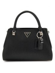 Guess Torebka w kolorze czarnym - 32 x 21 x 11 cm rozmiar: onesize. Czarne torebki klasyczne Guess, z aplikacjami, z materiału, bez dodatków. Za 448.99 zł.