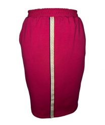 Różowa dresowa spódnica Bea na gumce OSTATNIE SZTUKI PLUS SIZE XXL. Czerwone spódnice Moda Size Plus Iwanek, l, z aplikacjami, z bawełny, eleganckie, midi. W wyprzedaży za 49.90 zł.