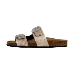 Damskie sandały Geox Brionia. Brązowe sandały Geox, bez wzorów, bez obcasa, bez zapięcia. W wyprzedaży za 271.45 zł.