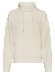 MOSS COPENHAGEN Bluza "Ima Q" w kolorze kremowym rozmiar: L/XL. Brązowe bluzy Moss Copenhagen, l, bez wzorów, bez ramiączek, z kapturem. Za 209.82 zł.