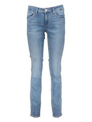 MAVI Dżinsy - Slim fit - w kolorze niebieskim rozmiar: W25/L30. Niebieskie jeansy Mavi, l, z aplikacjami, z materiału, klasyczne. Za 82.64 zł.