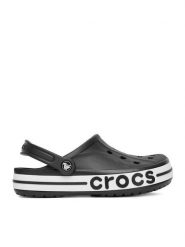 Crocs Klapki C-BAYABAND CLOG 205089-066 W Czarny. Czarne klapki Crocs, bez wzorów, z materiału, bez obcasa, bez zapięcia. Za 179.99 zł.
