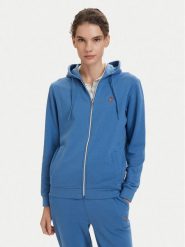 Beverly Hills Polo Club Bluza P-SS26W-F546540 Niebieski Regular Fit. Niebieskie bluzy Beverly Hills Polo Club, xs, bez wzorów, z syntetyku, bez ramiączek, bez kaptura. Za 279.99 zł.