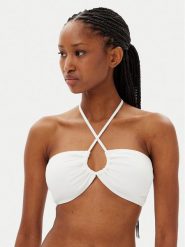 MICHAEL Michael Kors Góra od bikini MM7M327 Biały. Białe bikini MICHAEL Michael Kors, bez wzorów, z syntetyku. Za 449.99 zł.