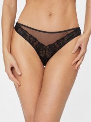 Guess Figi brazylijskie Giselle O4RE00 KC190 Czarny. Czarne figi Guess, z aplikacjami, z syntetyku. Za 109.99 zł.