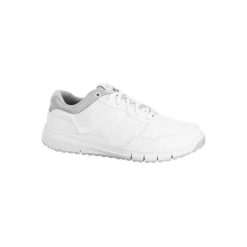 Buty damskie do szybkiego marszu Protect 140 w kolorze białym. Buty treningowe marki NEWFEEL. Za 99.99 zł.