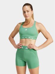 Adidas Biustonosz sportowy Powerreact Training IT6641 Zielony. Zielone biustonosze sportowe adidas, bez wzorów, z syntetyku. Za 129.99 zł.