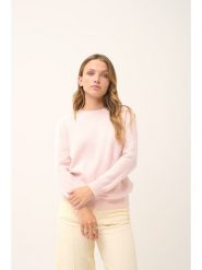 Just Cashmere Kaszmirowy sweter "Janice" w kolorze jasnoróżowym rozmiar: XL. Różowe swetry Just Cashmere, xl, bez wzorów, z kaszmiru, bez ramiączek. Za 343.73 zł.