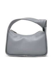 Calvin Klein Jeans Torebka Knotted Mini Block20 K60K612372 Szary. Szare torebki klasyczne Calvin Klein Jeans, bez wzorów, z jeansu, bez dodatków. Za 419.99 zł.