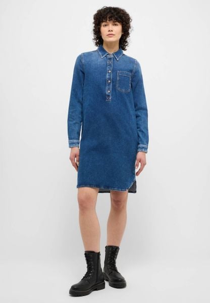 Damska Sukienka Mini Mustang Style Aloha Henley Dress Denim Blue 1015584 5000 701. Niebieskie sukienki Mustang, bez wzorów, z denimu, bez kołnierzyka, bez ramiączek, mini. Za 219.99 zł.