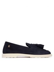 Tommy Hilfiger Mokasyny Light Suede Tassel Loafer FW0FW09285 Granatowy. Niebieskie mokasyny Tommy Hilfiger, bez wzorów, ze skóry. Za 529.99 zł.