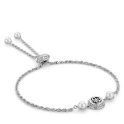 Bransoletka Guess. Szare bransoletki Guess, srebrne. Za 249.99 zł.