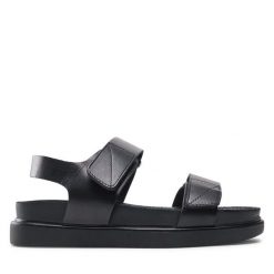 Sandały Vagabond Shoemakers. Czarne sandały Vagabond Shoemakers, bez wzorów, bez obcasa, na płaskiej podeszwie, bez zapięcia. Za 279.99 zł.