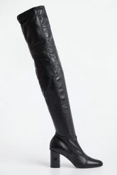 Kozaki damskie Damierboot MAX MARA ACCESSORI. Kozaki Max Mara Accessori, bez wzorów, bez obcasa, bez zapięcia. W wyprzedaży za 3,809.25 zł.