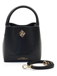 ATELIERS SAINT GERMAIN Skórzana torebka w kolorze czarnym - 17 x 17 x 10 cm rozmiar: onesize. Czarne torebki klasyczne ATELIERS SAINT GERMAIN, bez wzorów, z materiału, przez ramię, bez dodatków. Za 431.47 zł.