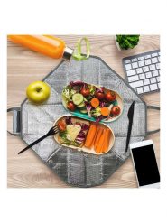 COOK CONCEPT Torba chłodząca w kolorze szarym - 18 x 18 x 24 cm rozmiar: onesize. Szare torby sportowe Cook Concept, bez wzorów, z materiału. Za 39.68 zł.