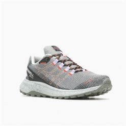 Buty do biegania damskie Merrell Fly Strike Gtx. Szare buty do biegania Merrell, bez wzorów, z materiału, bez zapięcia, do biegania. Za 423.00 zł.