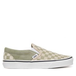 Tenisówki Vans. Zielone trampki Vans, bez wzorów, bez zapięcia, vans classic. Za 339.99 zł.