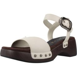 Sandały UNISA INCA GRA Biały. Białe sandały Unisa, bez wzorów, ze skóry, sportowe, bez obcasa, bez zapięcia. Za 351.99 zł.