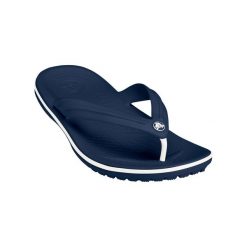 Japonki unisex Crocs Crocband Flip. Niebieskie japonki Crocs, bez wzorów, z materiału, sportowe. Za 167.00 zł.