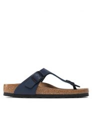 Birkenstock Japonki Gizeh Bs 0143623 Granatowy. Niebieskie japonki Birkenstock, bez wzorów, ze skóry. Za 399.99 zł.