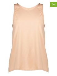 Sloggi Topy (2 szt.) w kolorze beżowym rozmiar: XL. Brązowe topy Sloggi, xl, bez wzorów, bez kołnierzyka, bez ramiączek. Za 52.79 zł.