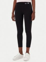 Champion Legginsy 117975 Czarny Slim Fit. Czarne legginsy Champion, bez wzorów, z bawełny. Za 139.99 zł.