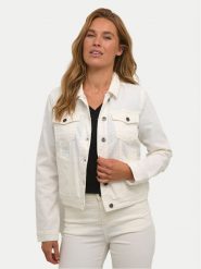 Kaffe Kurtka jeansowa Zelina 10506287 Écru Regular Fit. Kurtki Kaffe, bez wzorów, z jeansu, bez kaptura. Za 179.99 zł.