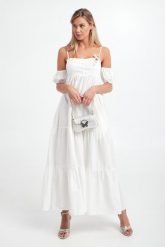 Sukienka TWINSET U&B. Sukienki Twinset U&B, s, bez wzorów, bez kołnierzyka, bez ramiączek. W wyprzedaży za 655.85 zł.