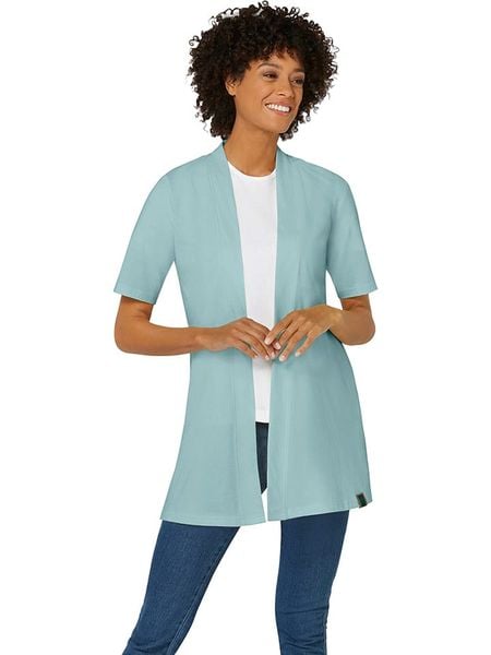 WITT WEIDEN Kardigan w kolorze błękitnym rozmiar: 46. Niebieskie swetry WITT WEIDEN, bez wzorów, z bawełny, bez ramiączek. Za 52.55 zł.