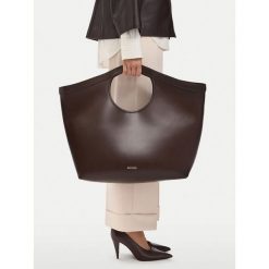 Torebka GINO ROSSI. Brązowe shopper bag Gino Rossi, bez wzorów, bez dodatków. Za 299.99 zł.