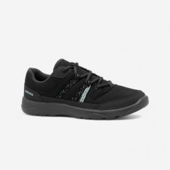 Second Life - Buty turystyczne damskie Quechua NH50 - Stan Doskonały. Szare buty trekkingowe QUECHUA, z materiału, bez zapięcia. Za 51.99 zł.