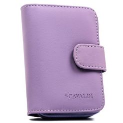 Portfel damski ze skóry ekologicznej w fioletowym kolorze, mieści dowód rejestracyjny 4U Cavaldi K-030B-BL. Fioletowe portfele 4U Cavaldi, bez wzorów, ze skóry ekologicznej. Za 29.99 zł.