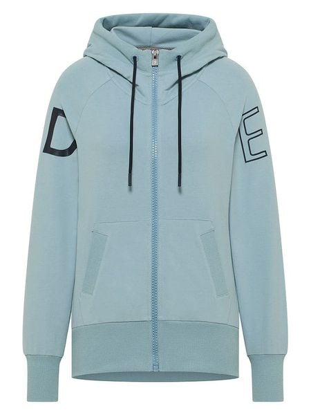 ELBSAND Bluza "Kinea" w kolorze błękitnym rozmiar: S. Niebieskie bluzy ELBSAND, s, bez wzorów, bez ramiączek, bez kaptura. Za 250.35 zł.