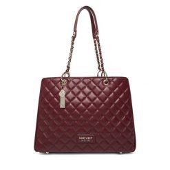 Torebka Nine West. Czerwone torebki klasyczne Nine West, bez wzorów, klasyczne, bez dodatków. Za 299.99 zł.