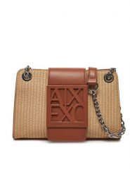 Armani Exchange Torebka XW000281 AF13673 U6164 Brązowy. Brązowe kopertówki Armani Exchange, bez wzorów, ze skóry, wizytowe, bez dodatków. Za 409.99 zł.