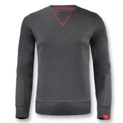 Bluza z bawełny damska NEBI ciemnoszara. Brązowe bluzy LEGEA, bez wzorów, z bawełny, sportowe, bez ramiączek, bez kaptura. Za 86.00 zł.