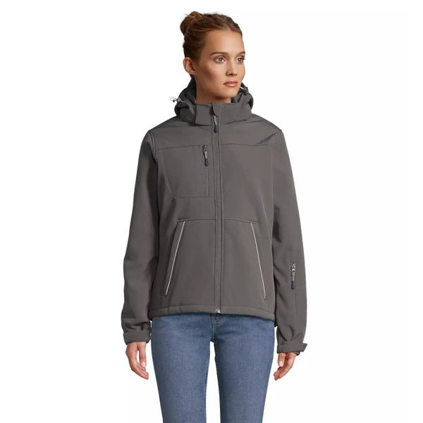 Damska kurtka softshell Sol's Rock. Szare kurtki SOL'S, na zimę, m, bez wzorów, z elastanu, bez kaptura. Za 359.00 zł.