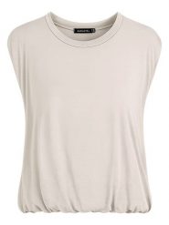 Sublevel Top w kolorze beżowym rozmiar: M/L. Brązowe topy Sublevel, l, bez wzorów, bez kołnierzyka, bez ramiączek. Za 94.95 zł.