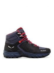 Salewa Trekkingi Ws Alpenrose 2 Mid Gtx GORE-TEX 61374-0988 Granatowy. Niebieskie buty trekkingowe Salewa, z gore-texu, bez zapięcia. Za 899.99 zł.