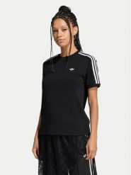 Adidas T-Shirt Lace 3 Stripes LG4263 Czarny Regular Fit. Czarne t-shirty adidas, xl, bez wzorów, z syntetyku, bez kołnierzyka, bez ramiączek. Za 179.99 zł.