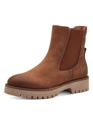 S.Oliver Botki w kolorze jasnobrązowym rozmiar: 39. Brązowe botki S.Oliver, bez wzorów, bez obcasa, bez zapięcia. Za 162.87 zł.