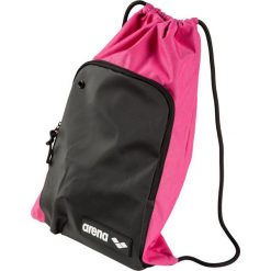 Worek plecak pływacki unisex Team Sacks. Czarne plecaki Arena, bez wzorów, bez dodatków. Za 59.99 zł.