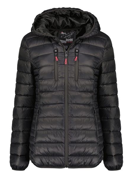 Canadian Peak Kurtka pikowana "Alareak" w kolorze czarnym rozmiar: XXL. Czarne kurtki Canadian Peak, xxl, z aplikacjami, bez kaptura. Za 209.82 zł.